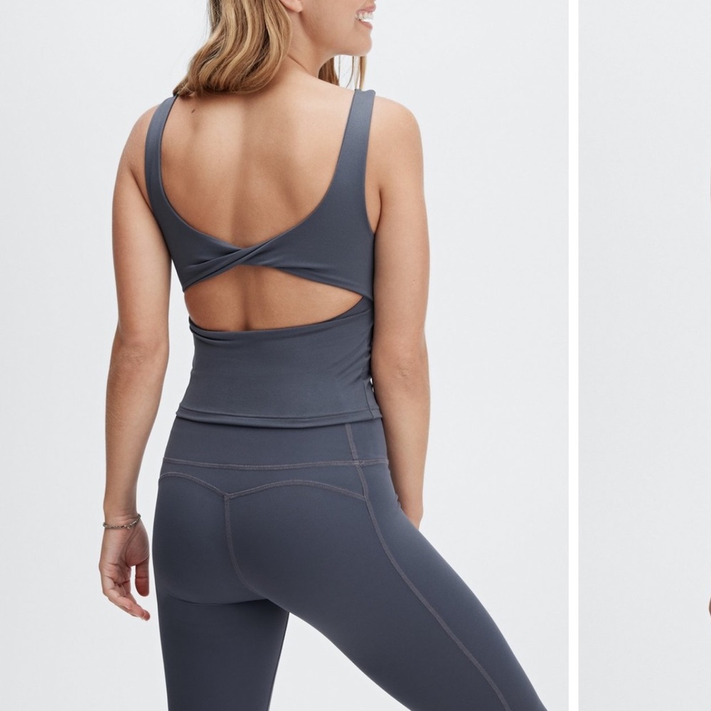 Fabletics Oasis Twist Built in Bra Tank